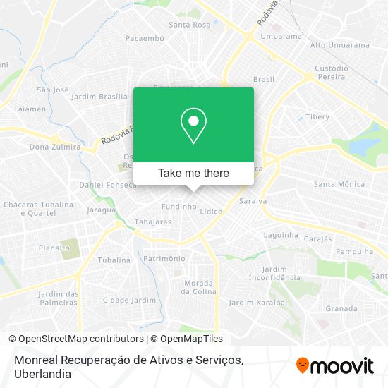 Mapa Monreal Recuperação de Ativos e Serviços