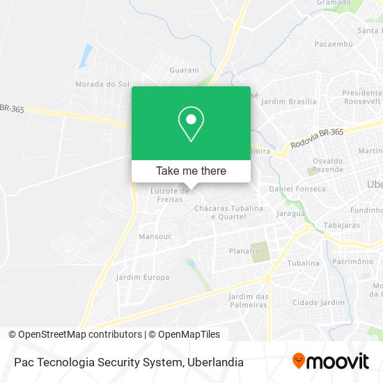 Pac Tecnologia Security System map