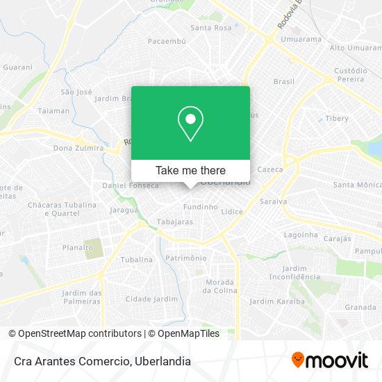 Cra Arantes Comercio map