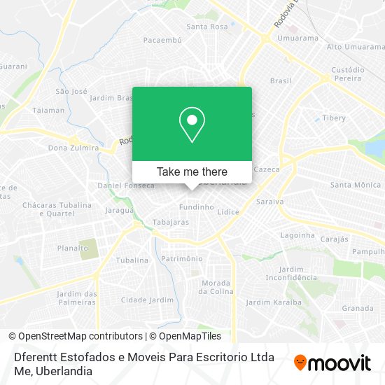 Dferentt Estofados e Moveis Para Escritorio Ltda Me map