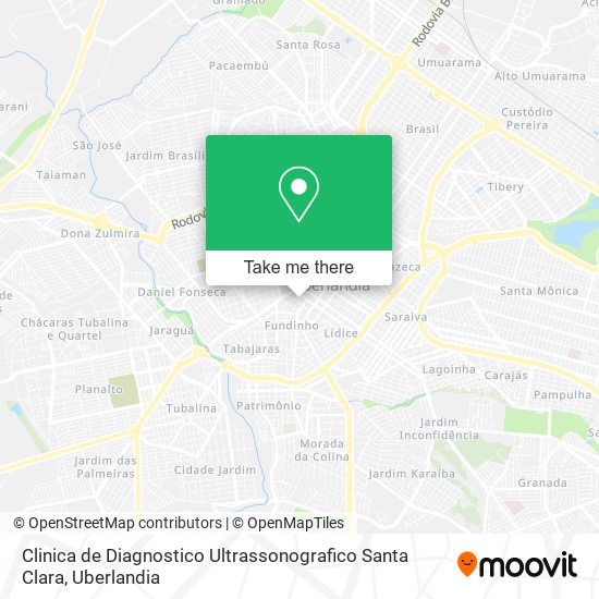 Clinica de Diagnostico Ultrassonografico Santa Clara map