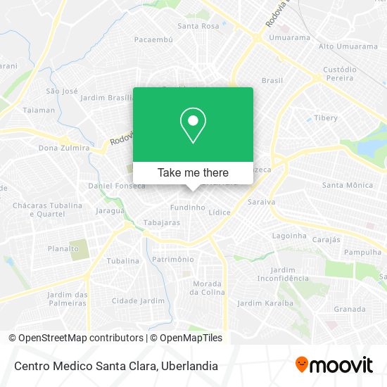 Mapa Centro Medico Santa Clara