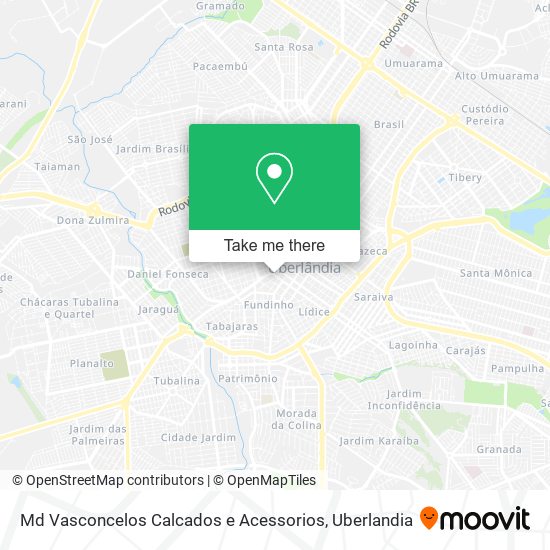 Md Vasconcelos Calcados e Acessorios map