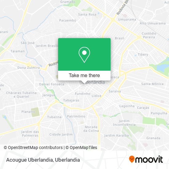 Acougue Uberlandia map