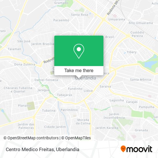 Mapa Centro Medico Freitas
