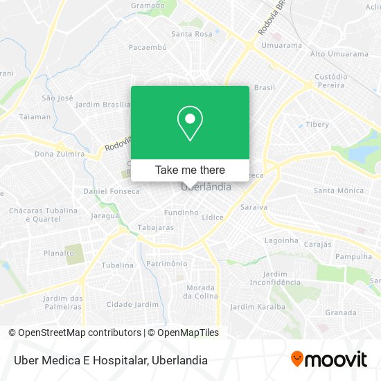 Mapa Uber Medica E Hospitalar