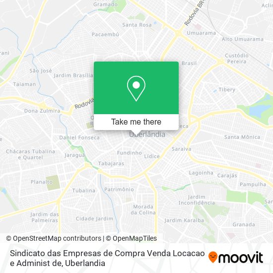 Mapa Sindicato das Empresas de Compra Venda Locacao e Administ de