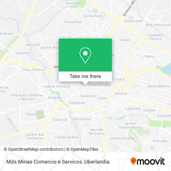 Mds Minas Comercio e Servicos map
