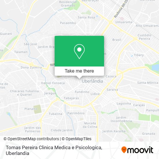 Tomas Pereira Clinica Medica e Psicologica map