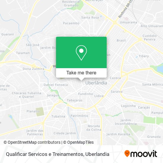 Mapa Qualificar Servicos e Treinamentos