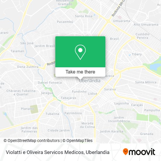 Mapa Violatti e Oliveira Servicos Medicos