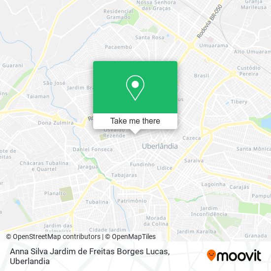 Anna Silva Jardim de Freitas Borges Lucas map