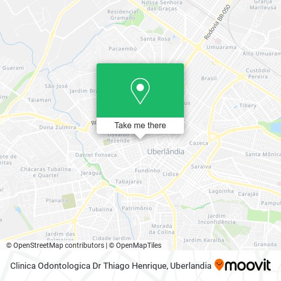 Mapa Clinica Odontologica Dr Thiago Henrique