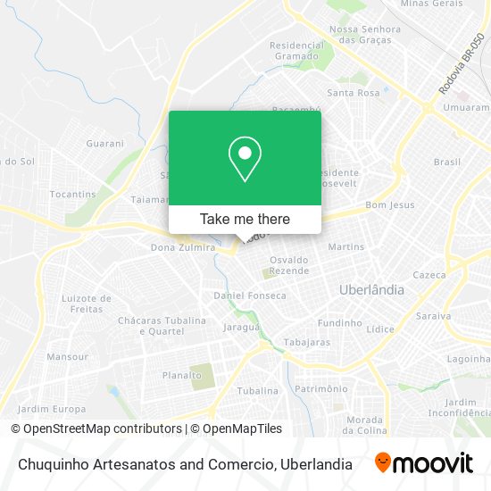 Chuquinho Artesanatos and Comercio map