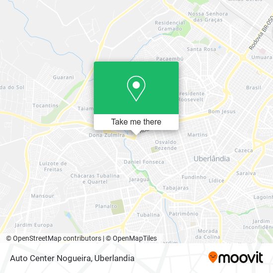 Auto Center Nogueira map