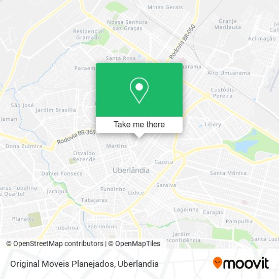 Mapa Original Moveis Planejados