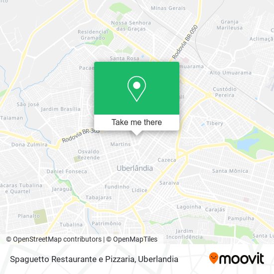 Spaguetto Restaurante e Pizzaria map