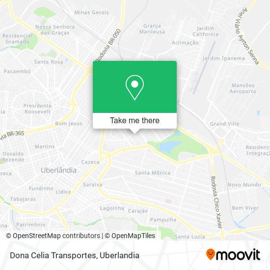 Dona Celia Transportes map