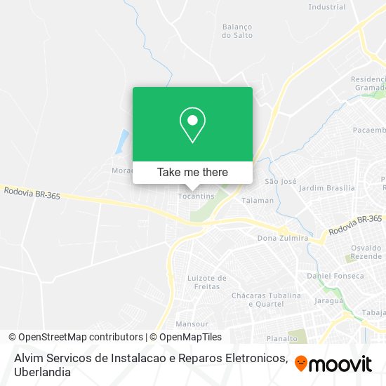 Alvim Servicos de Instalacao e Reparos Eletronicos map