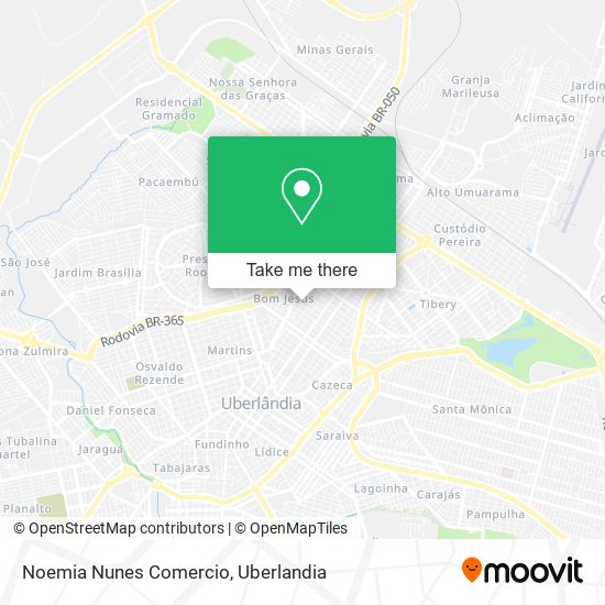 Noemia Nunes Comercio map