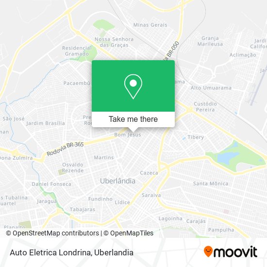 Auto Eletrica Londrina map