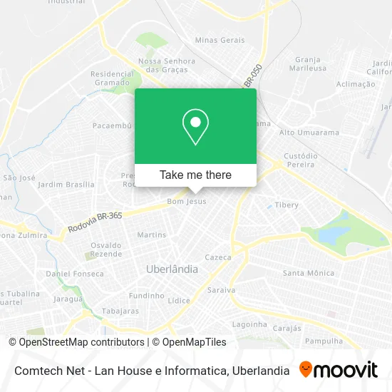 Comtech Net - Lan House e Informatica map