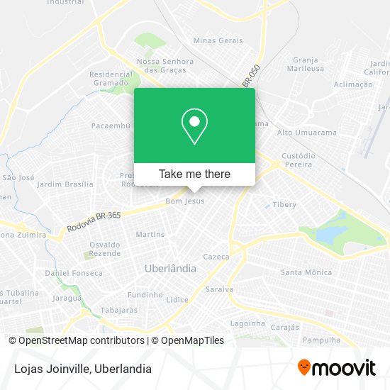 Mapa Lojas Joinville