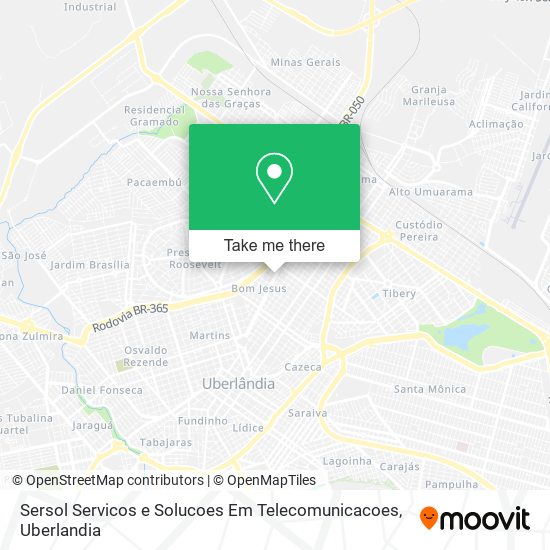 Sersol Servicos e Solucoes Em Telecomunicacoes map