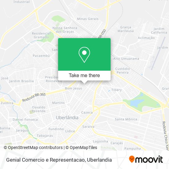 Genial Comercio e Representacao map