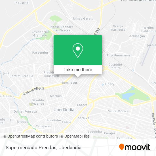 Supermercado Prendas map