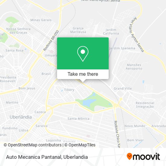 Auto Mecanica Pantanal map