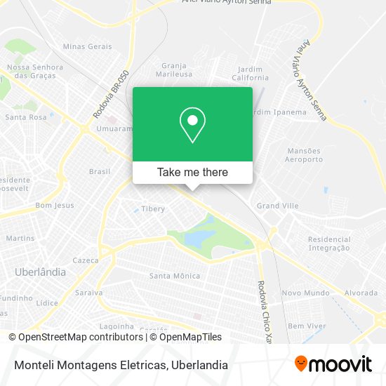 Mapa Monteli Montagens Eletricas