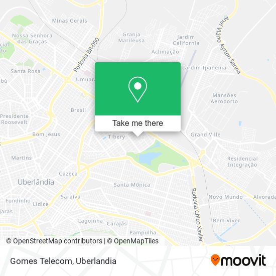 Gomes Telecom map