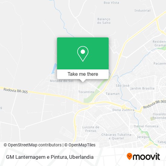 GM Lanternagem e Pintura map