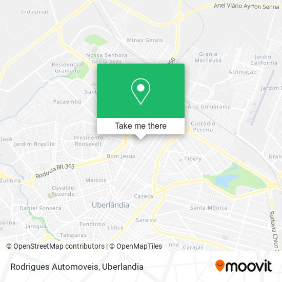 Mapa Rodrigues Automoveis
