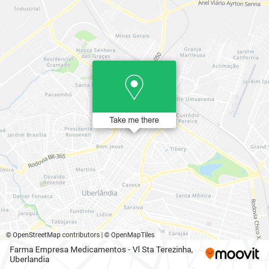 Farma Empresa Medicamentos - Vl Sta Terezinha map