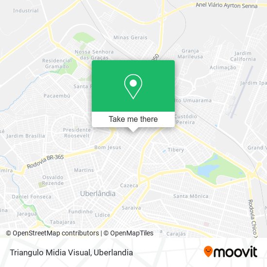 Triangulo Midia Visual map
