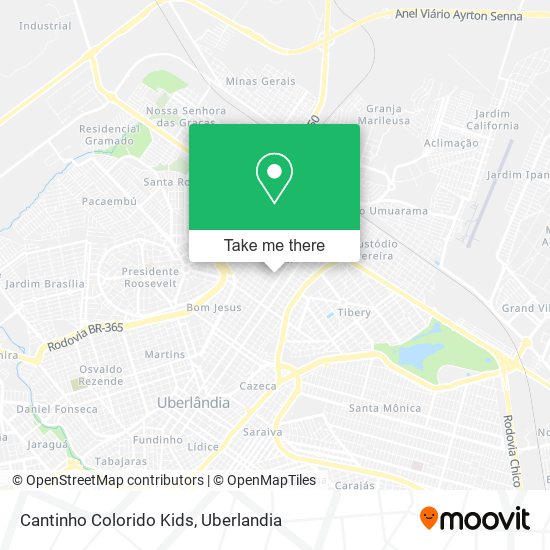 Mapa Cantinho Colorido Kids