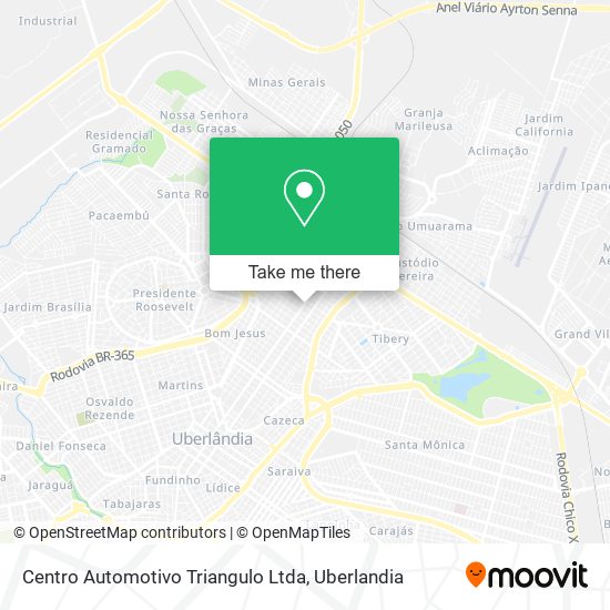 Centro Automotivo Triangulo Ltda map