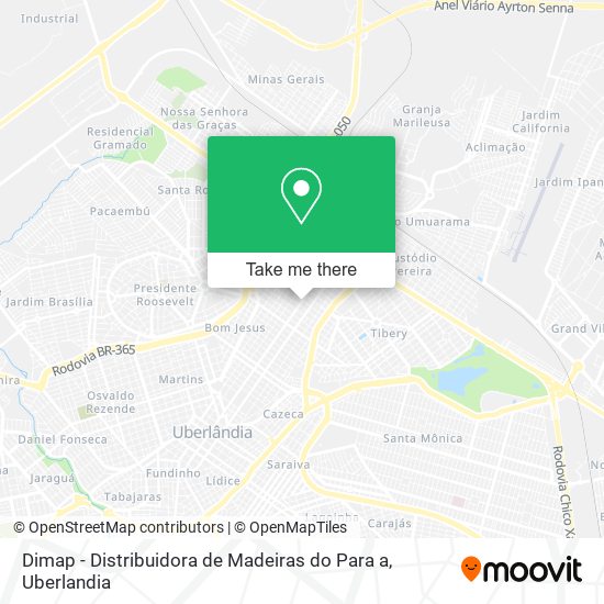 Mapa Dimap - Distribuidora de Madeiras do Para a