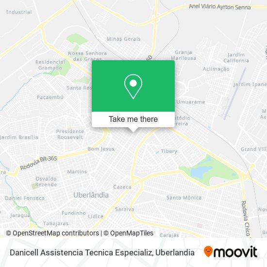Mapa Danicell Assistencia Tecnica Especializ