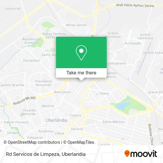 Rd Servicos de Limpeza map