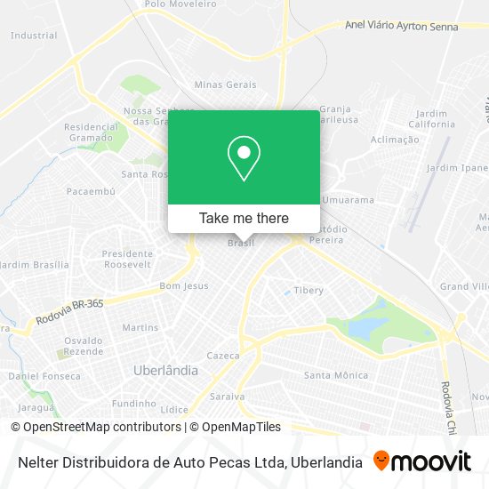 Nelter Distribuidora de Auto Pecas Ltda map