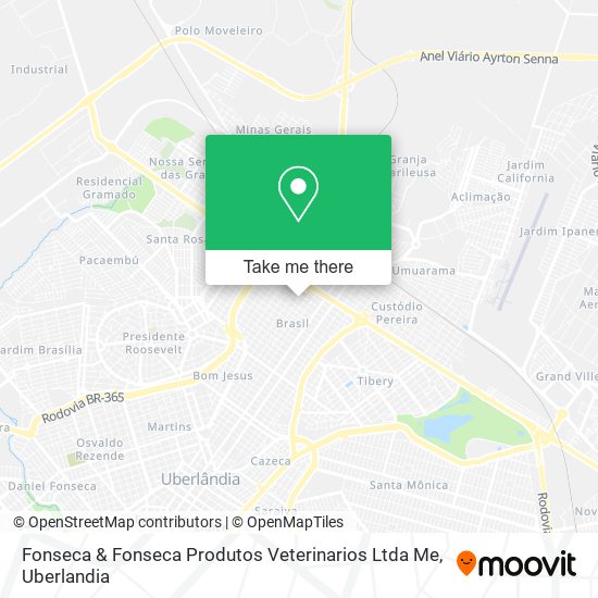 Mapa Fonseca & Fonseca Produtos Veterinarios Ltda Me