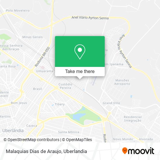 Malaquias Dias de Araujo map