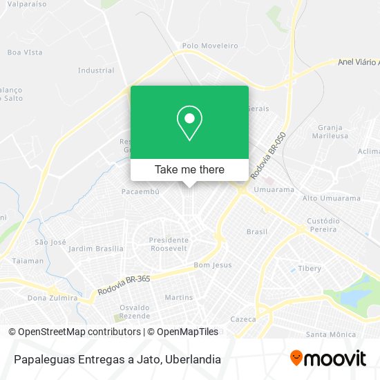 Papaleguas Entregas a Jato map