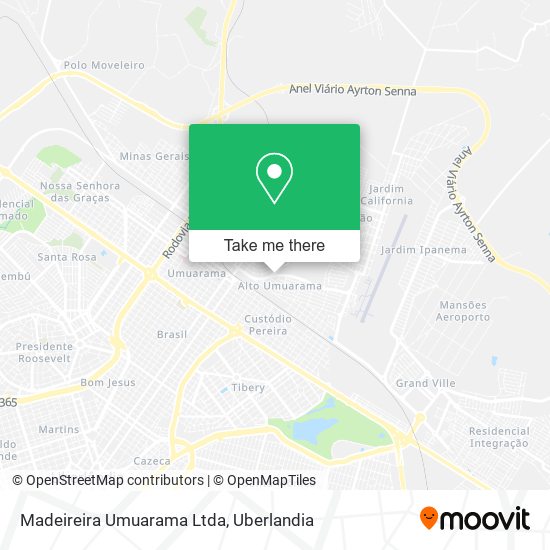 Mapa Madeireira Umuarama Ltda