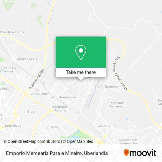 Emporio Mercearia Para e Mineiro map