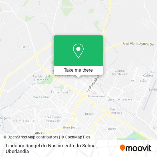 Lindaura Rangel do Nascimento do Selma map