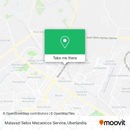 Malavazi Selos Mecanicos Service map